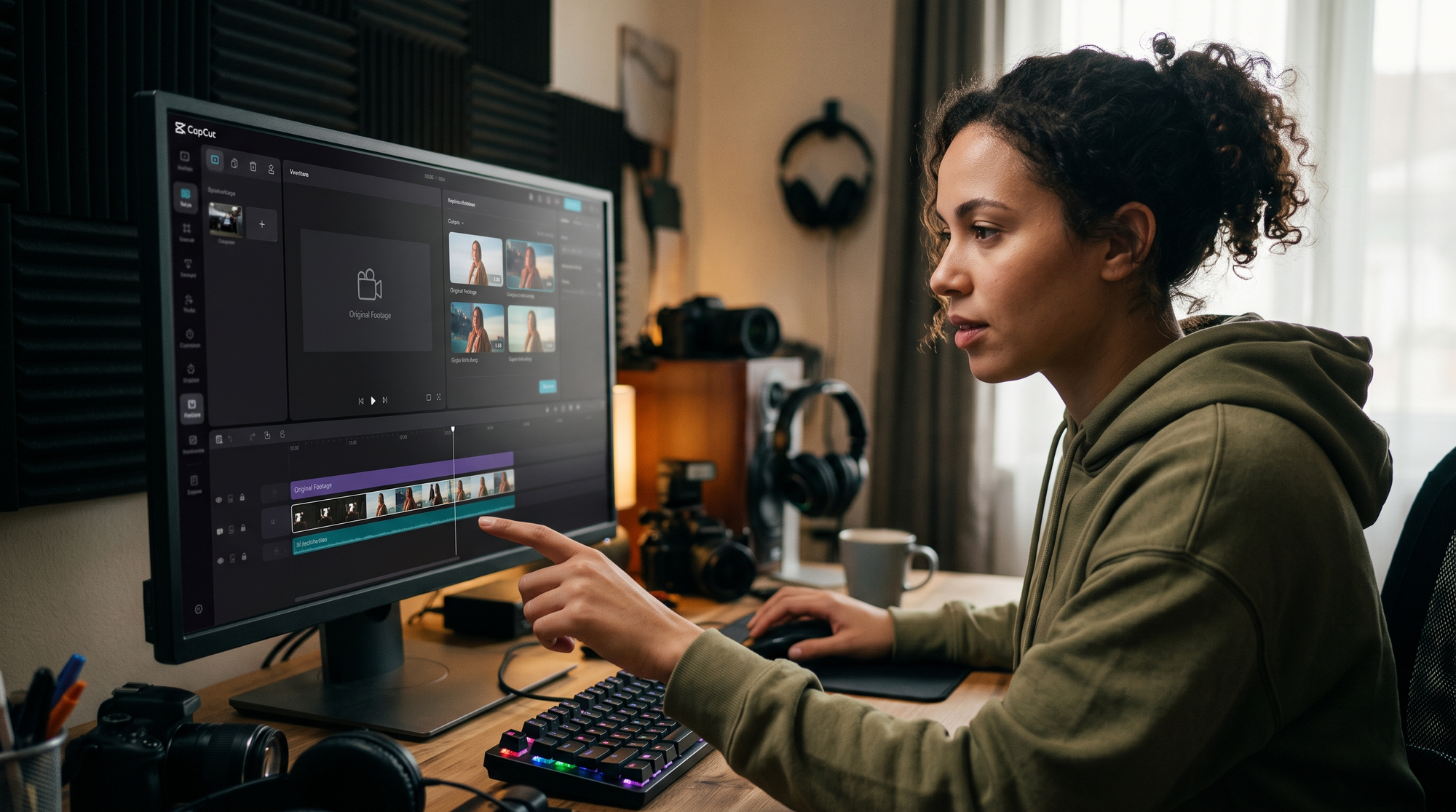 capcut ai video creation review workflow