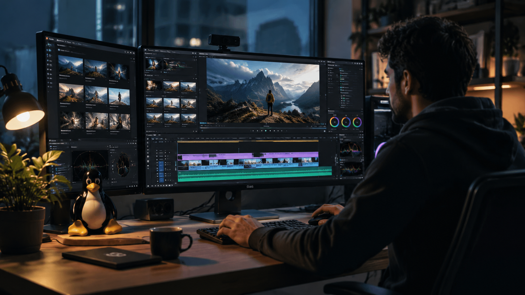 best ai video editing tools for linux workflow
