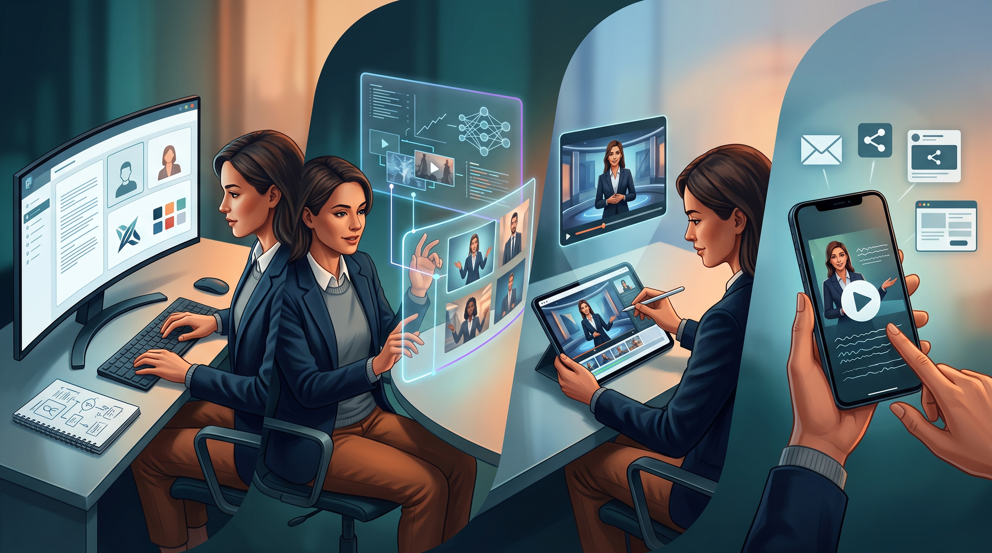 ai video generator for webinar promotions workflow