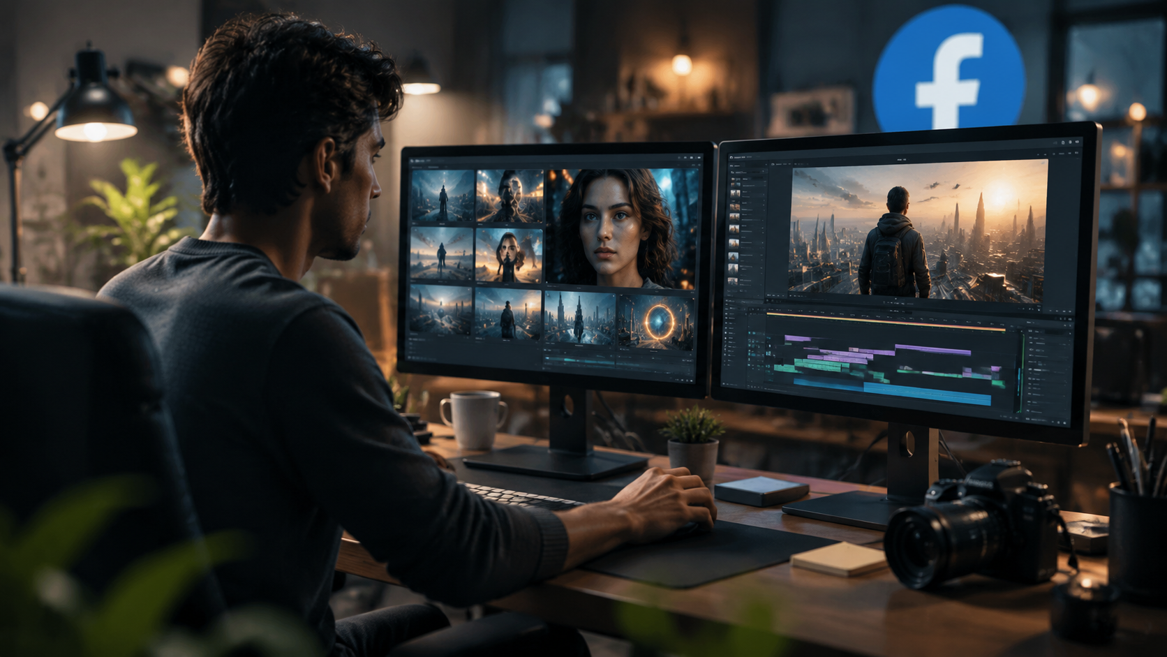 how to create ai videos for facebook workflow