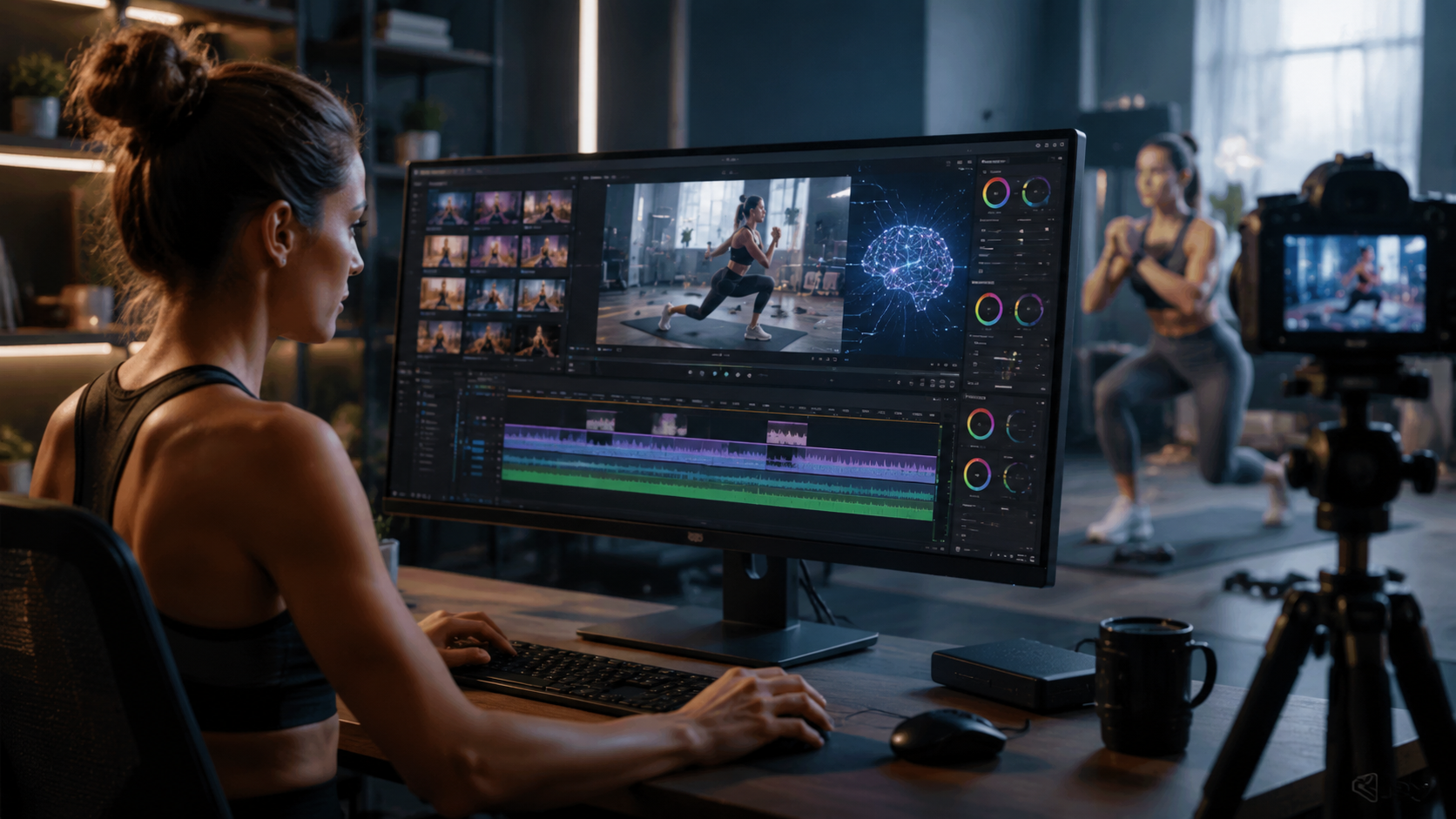 ai video editing for fitness influencers workflow