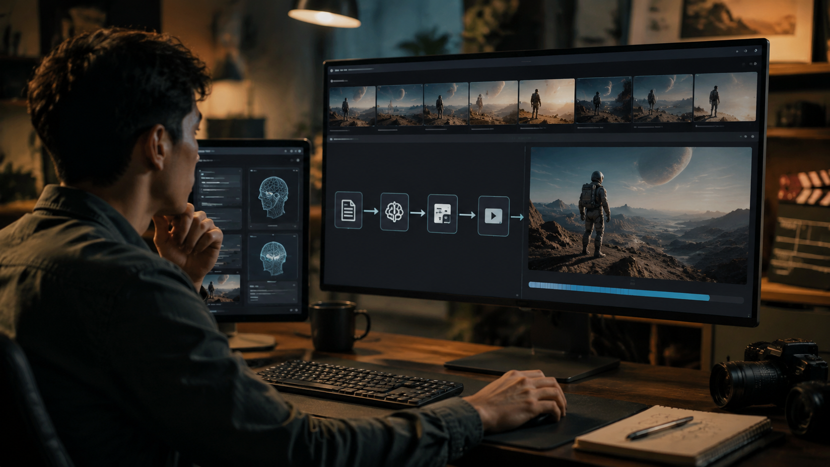 how to generate videos from scripts using ai workflow
