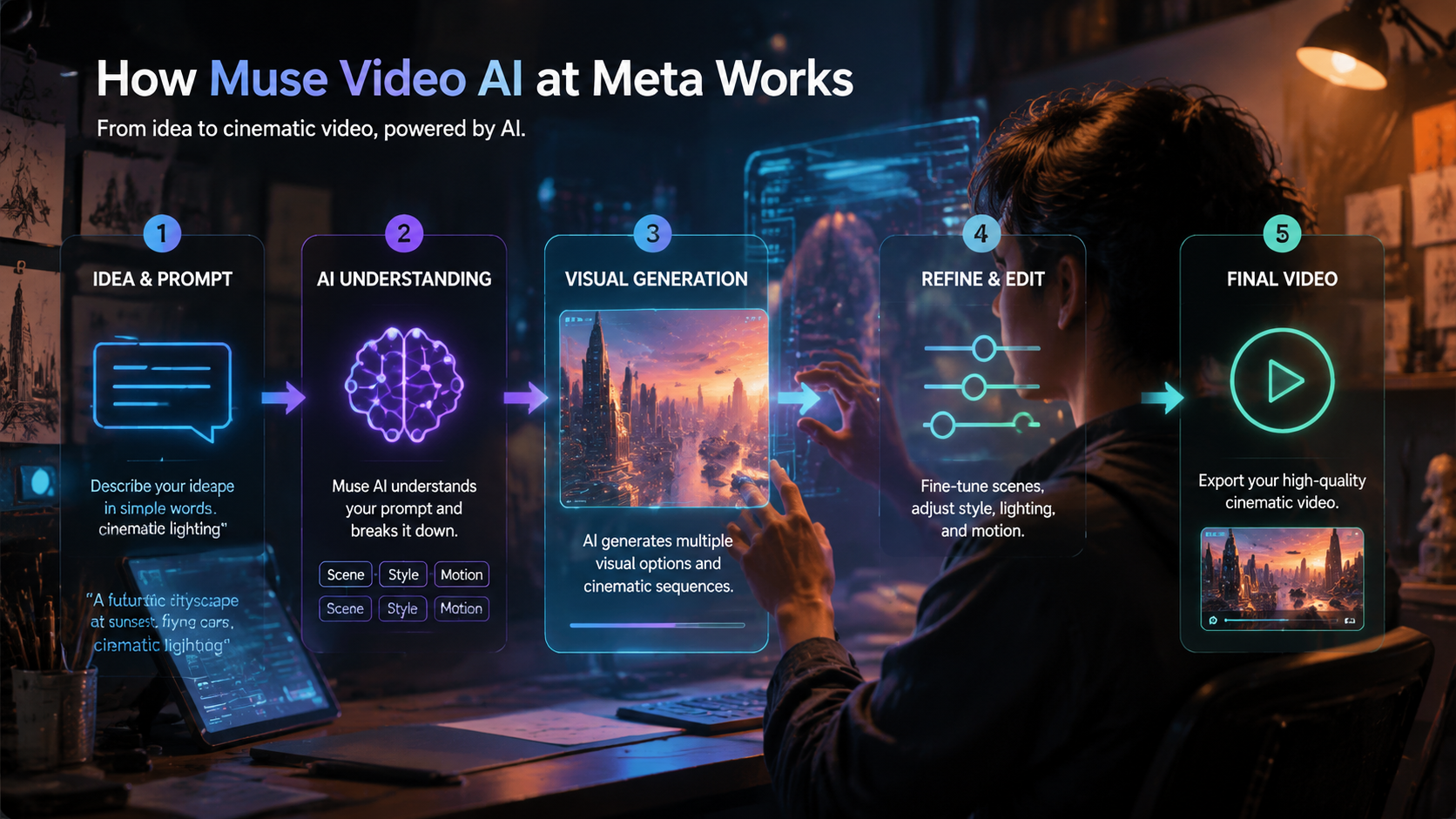muse video ai at meta workflow