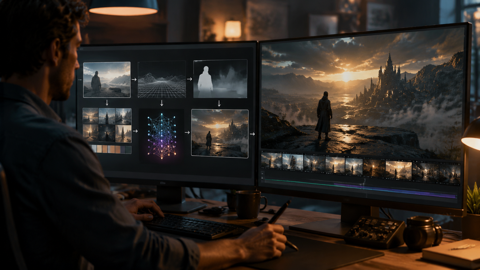 ai video generator for cinematic videos workflow