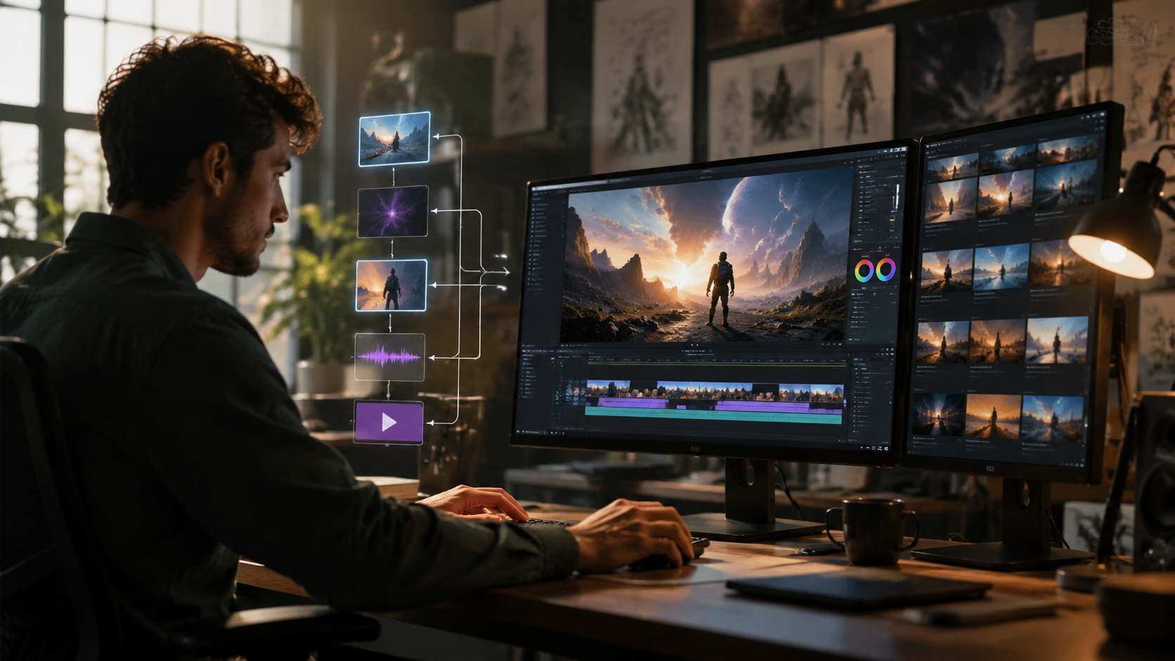 most powerful ai video generators workflow