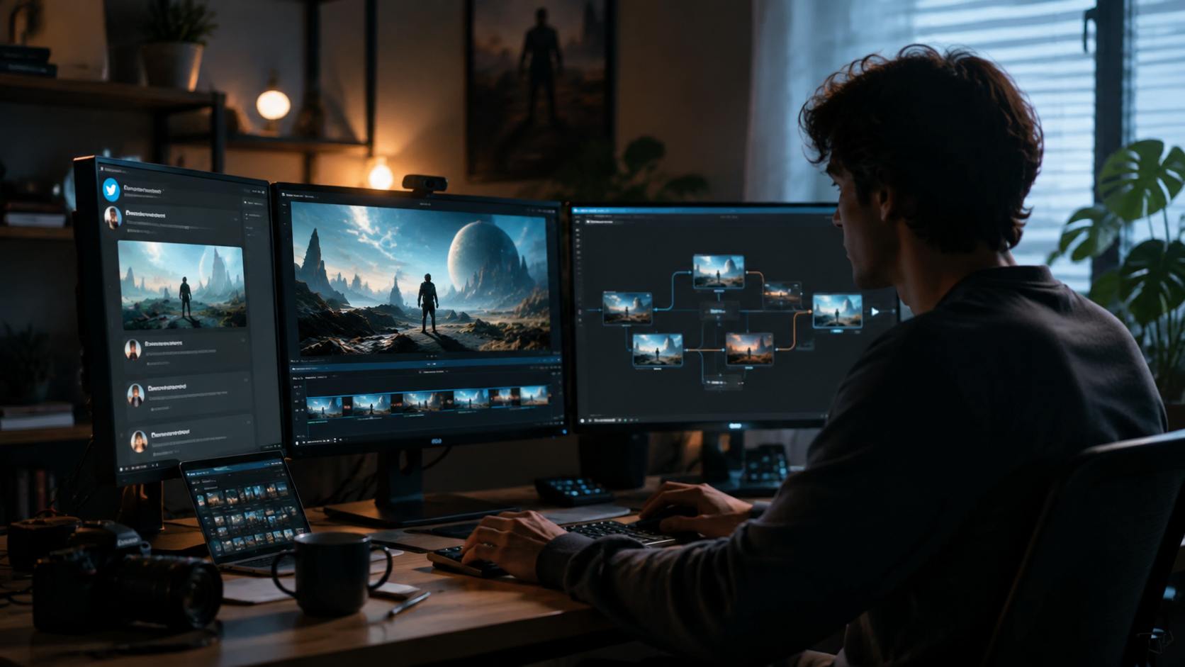 how to generate ai videos from tweets workflow