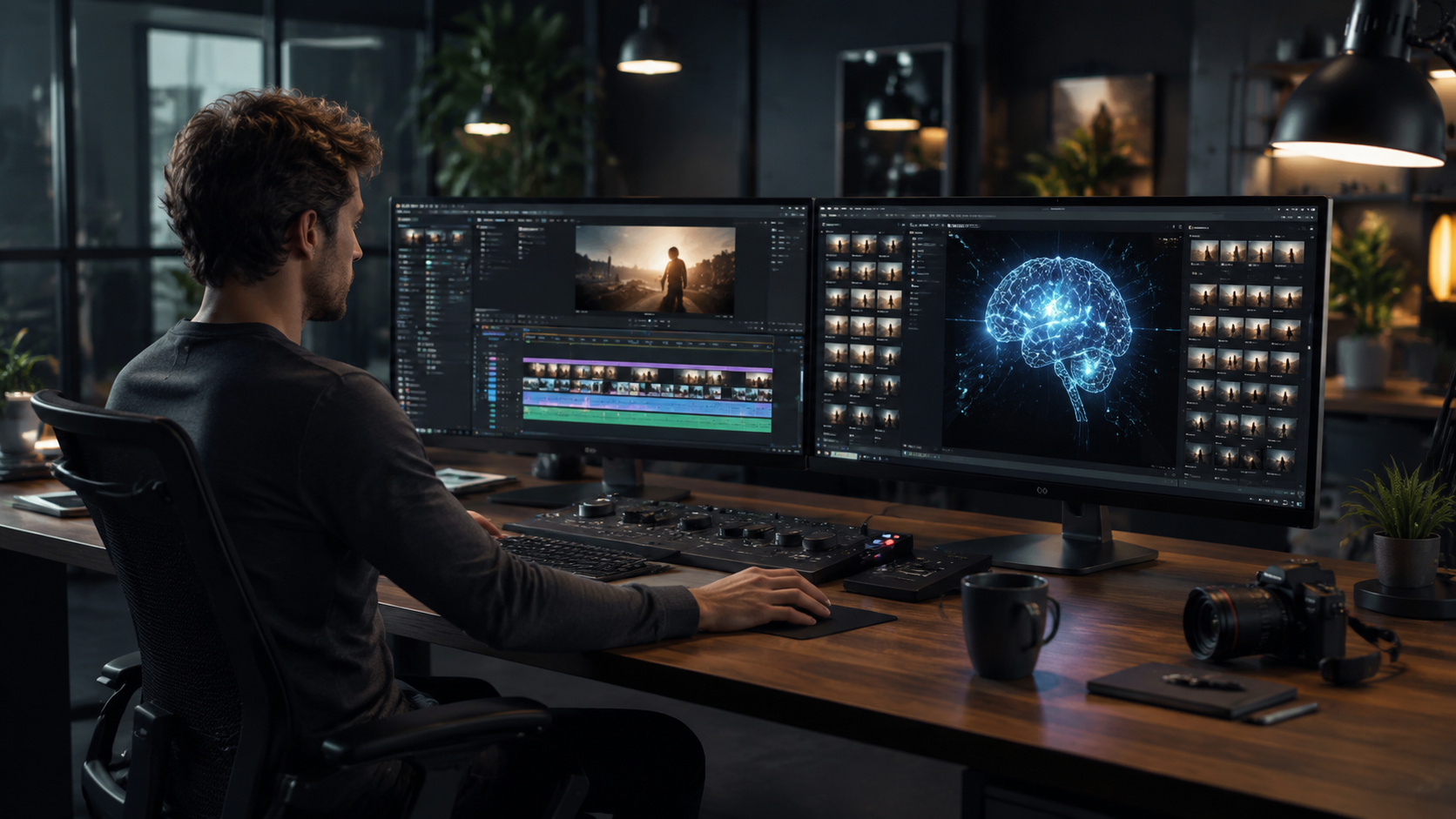 ai video editing for businesses workflow