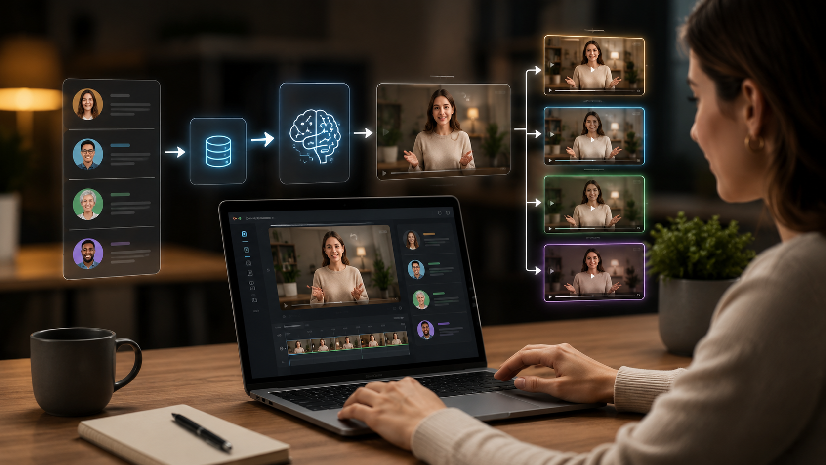 ai video generator for personalized messaging workflow