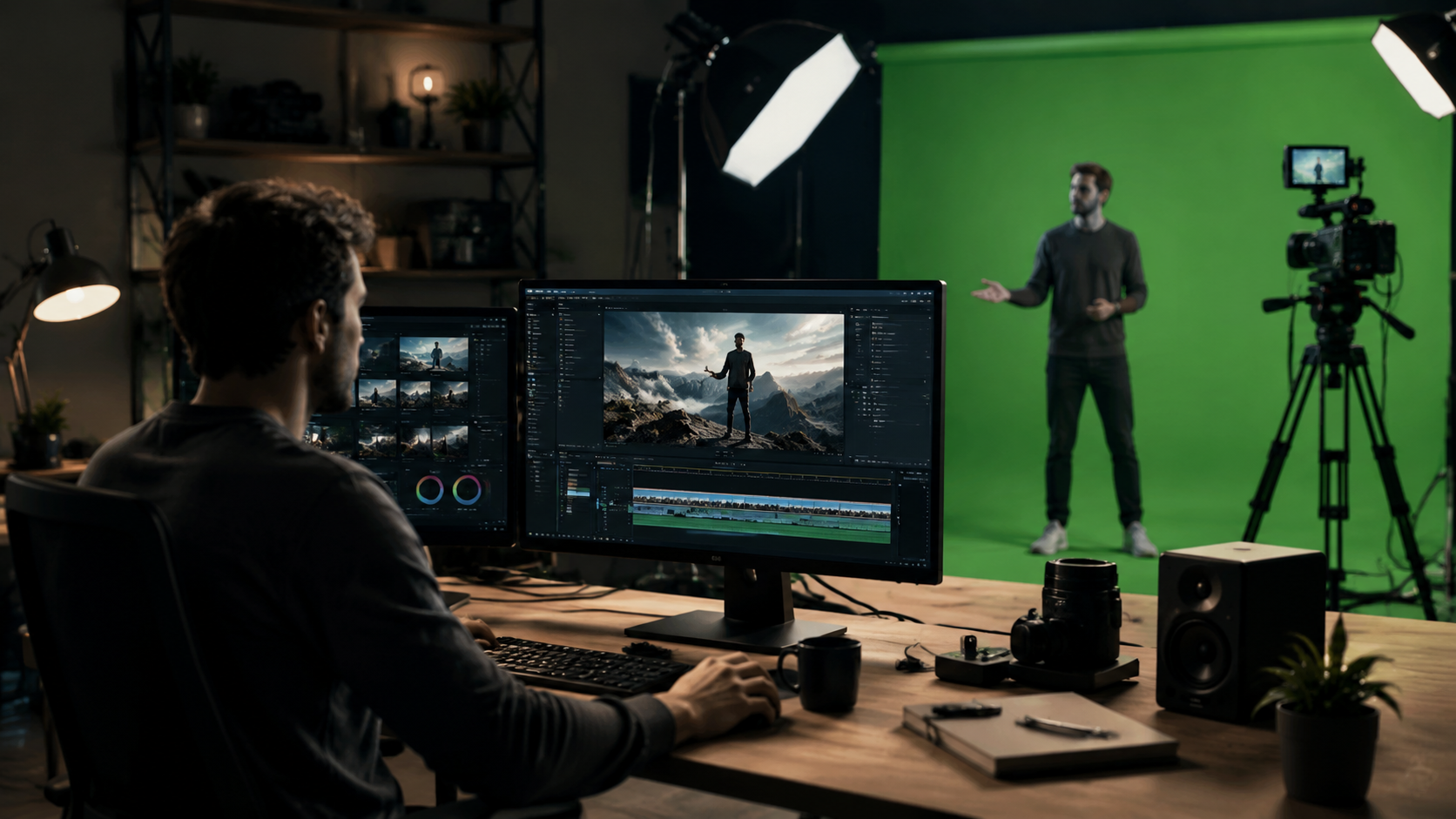 how to make ai videos with green screen workflow
