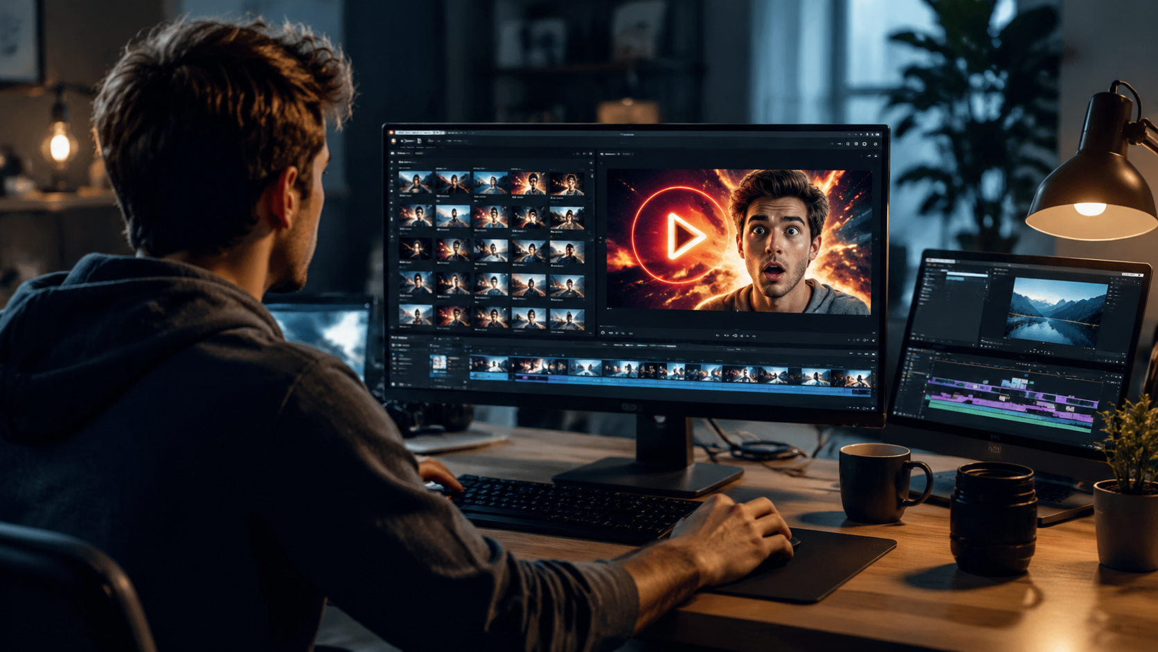ai video editing for youtube thumbnails workflow