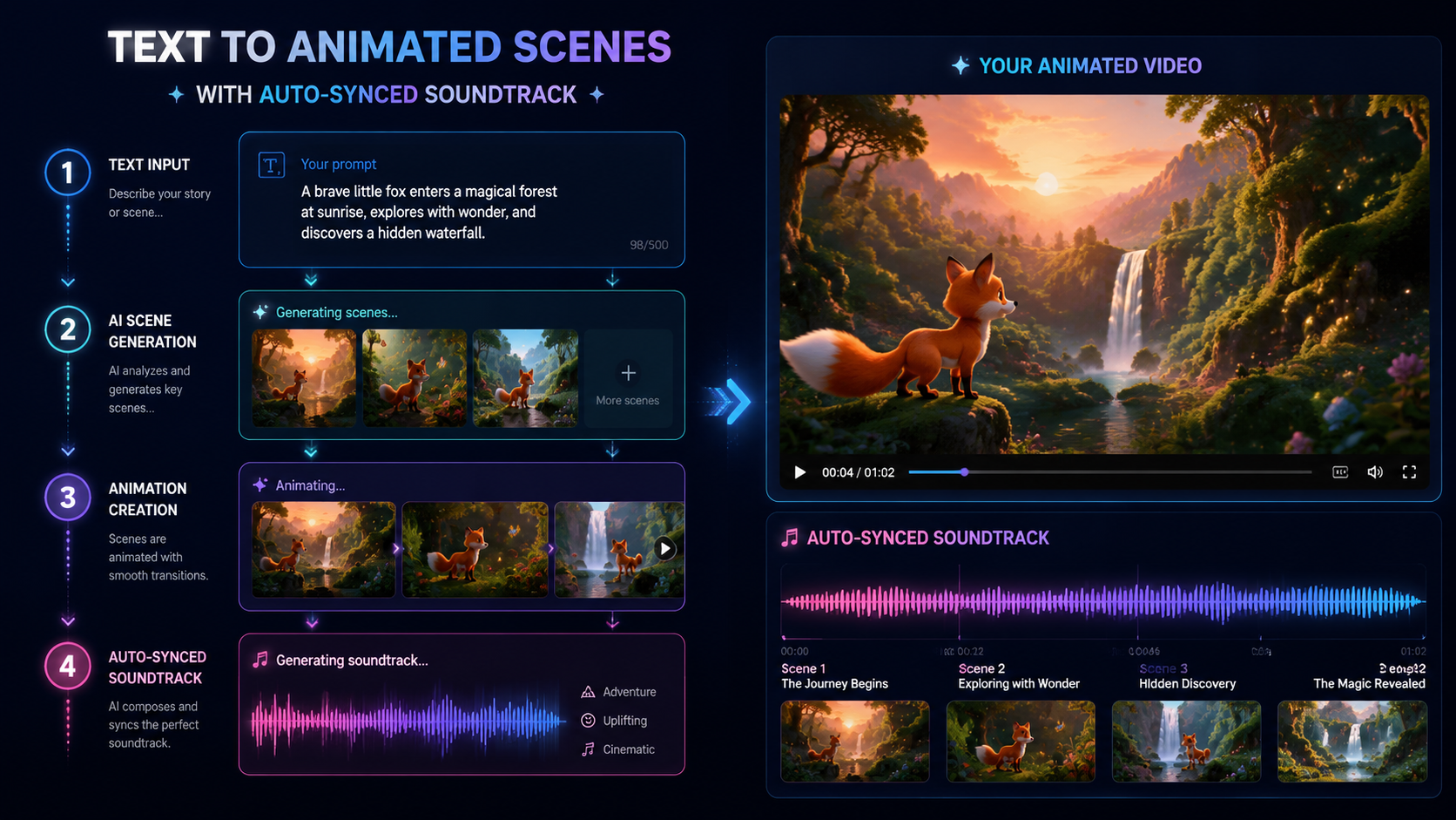 text to video ai with music integration workflow