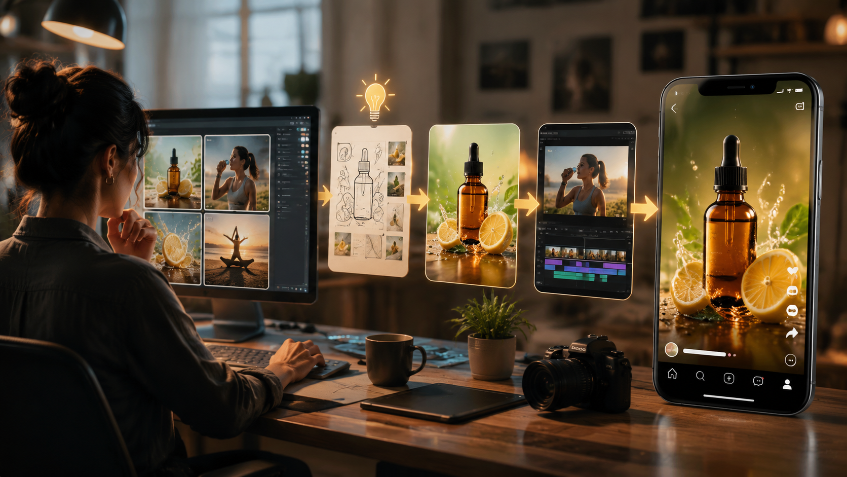 text to video ai for social media ads workflow