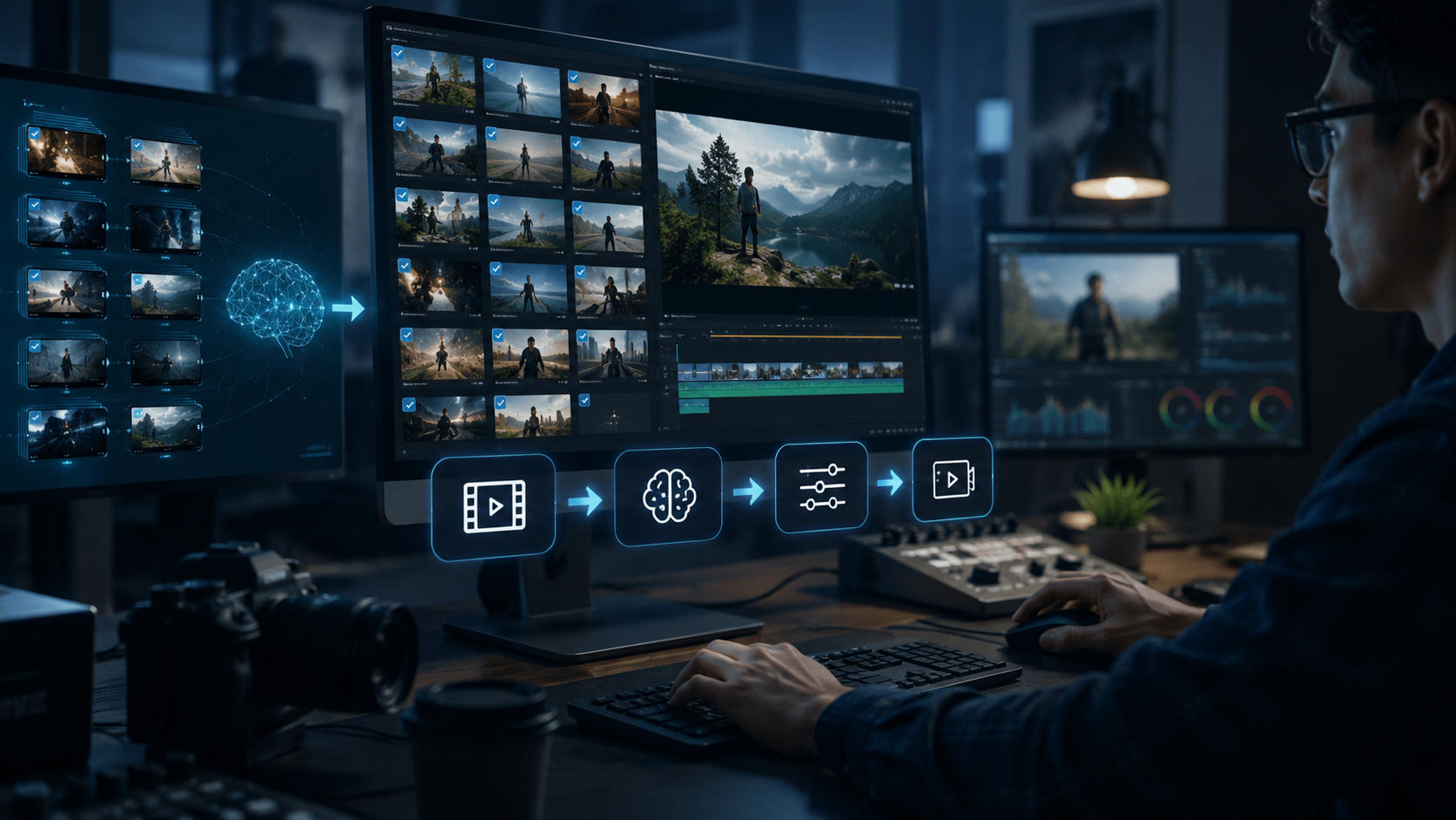 how to batch process videos with ai workflow