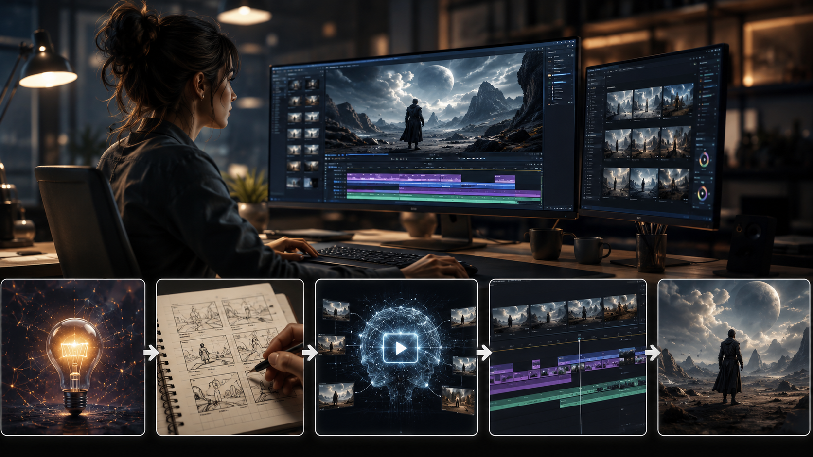how to create engaging ai videos quickly workflow