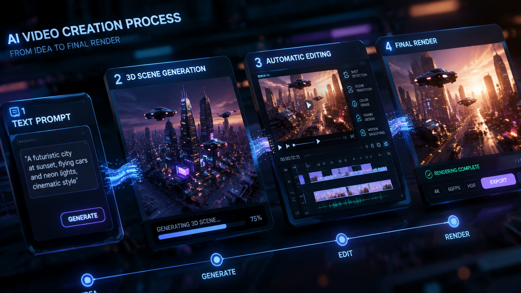 future of content creation ai video workflow