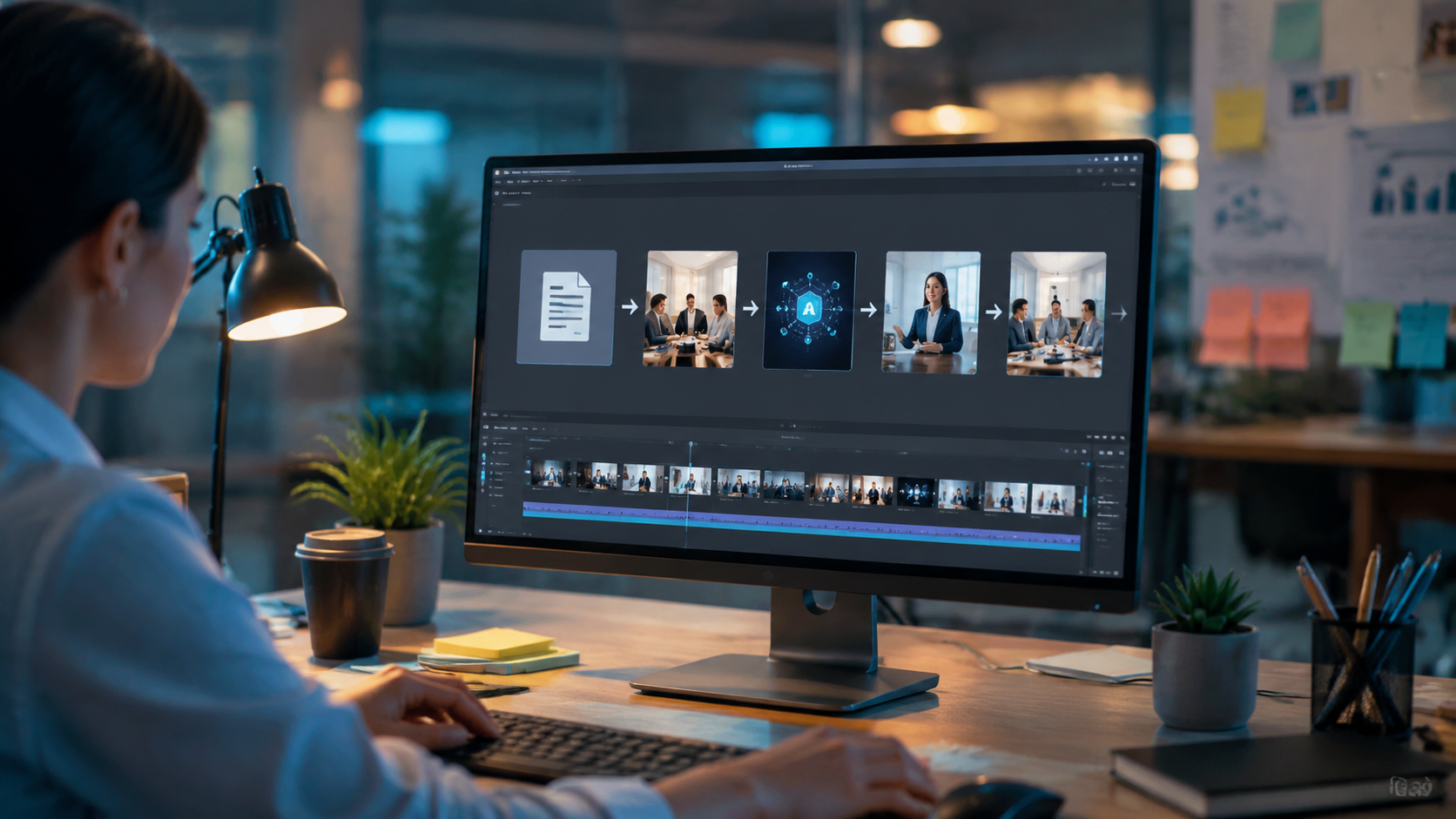 text to video ai for internal comms workflow