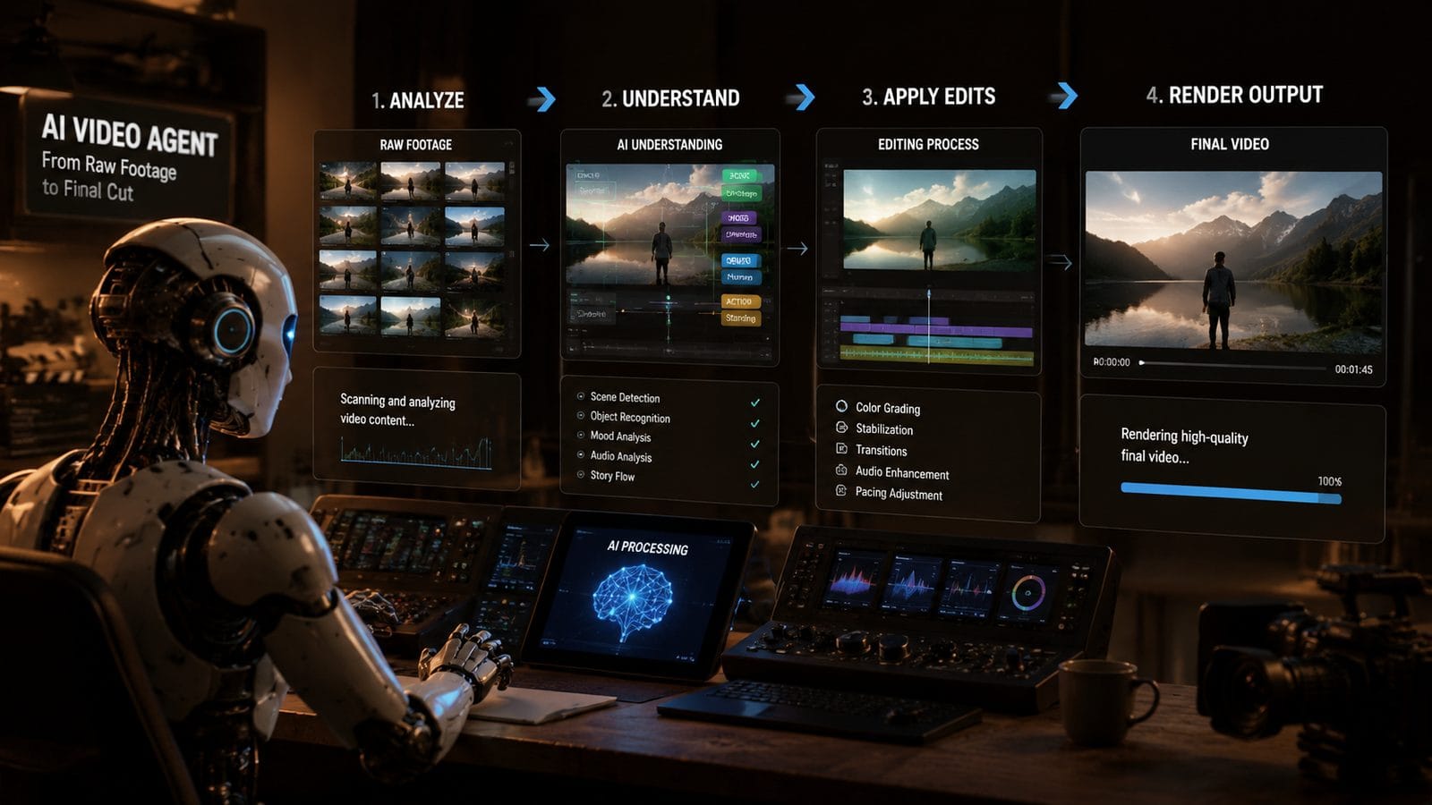 AI video agent for content creators 2026 workflow