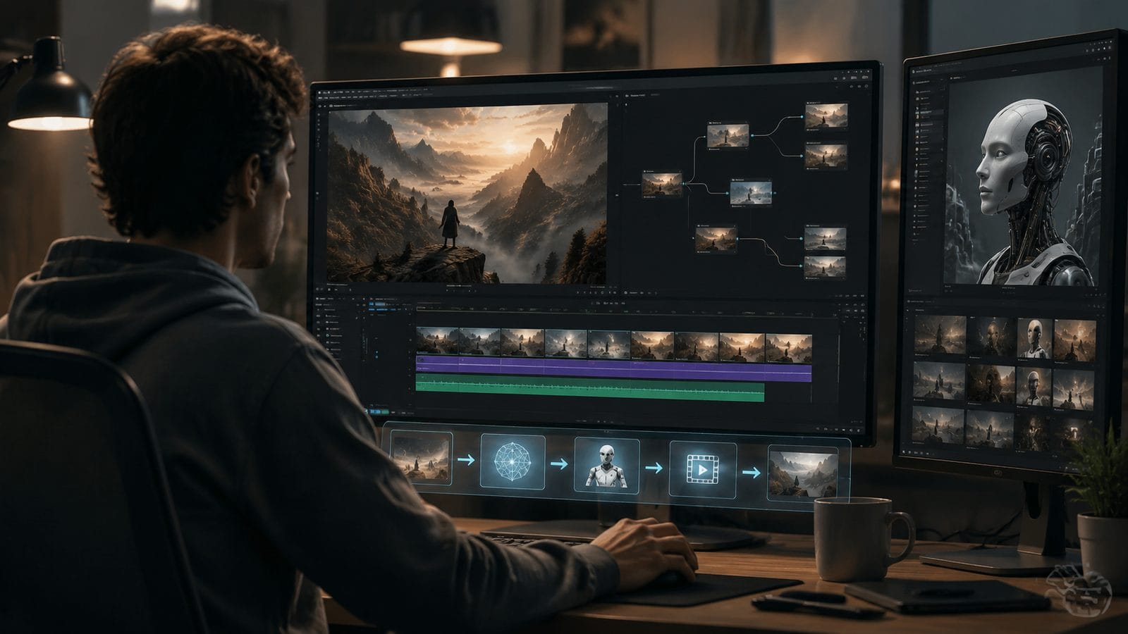Digen AI how to make long AI video workflow
