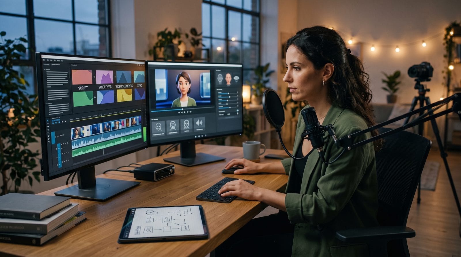 how to make ai videos with voiceover workflow