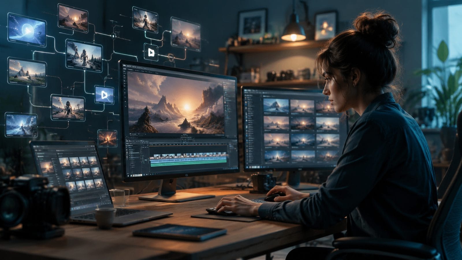 vivideo ai video platform features workflow