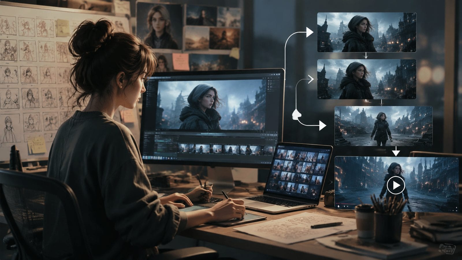 consistent visual creation ai video workflow