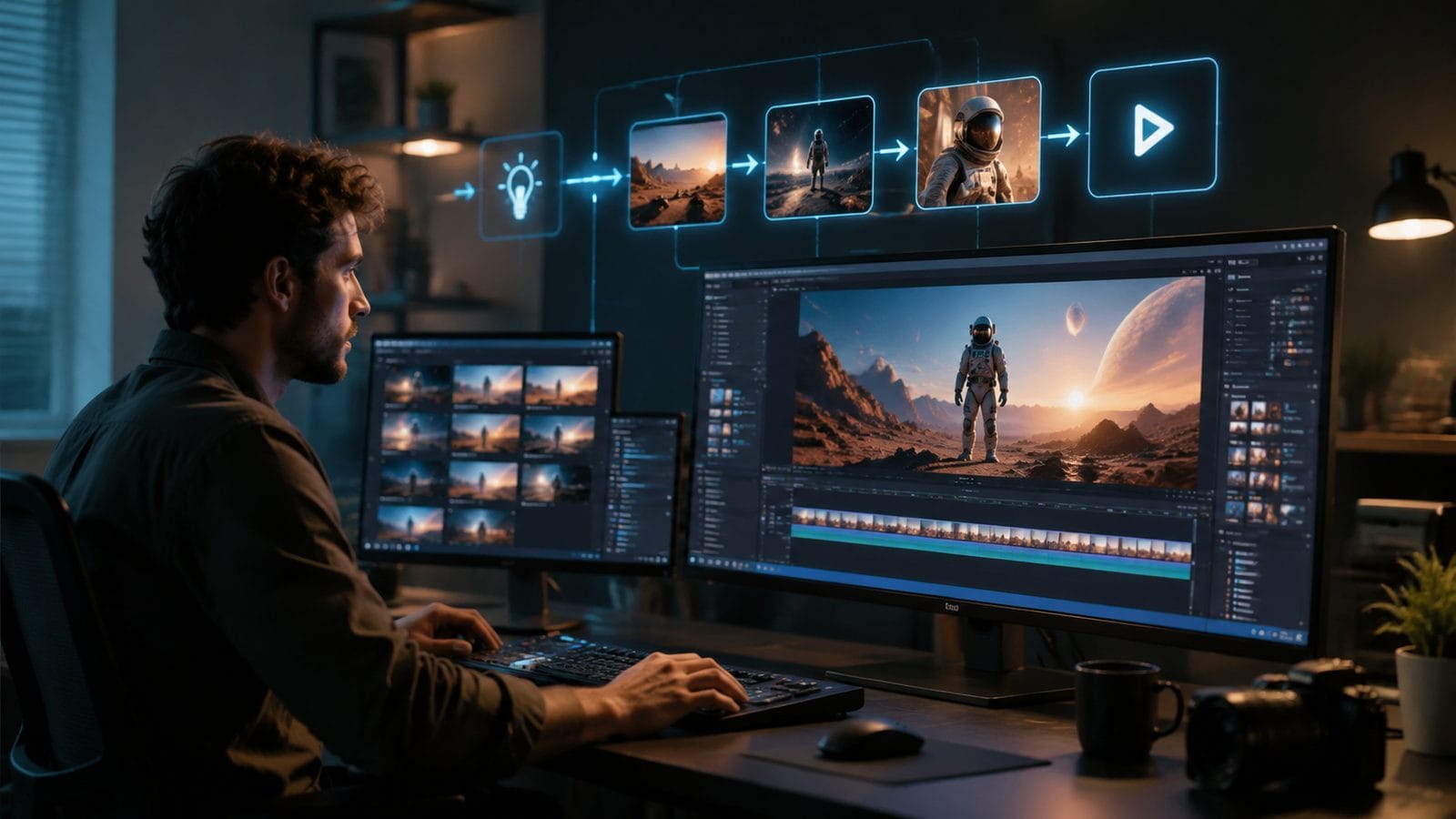how to make promotional videos with ai workflow
