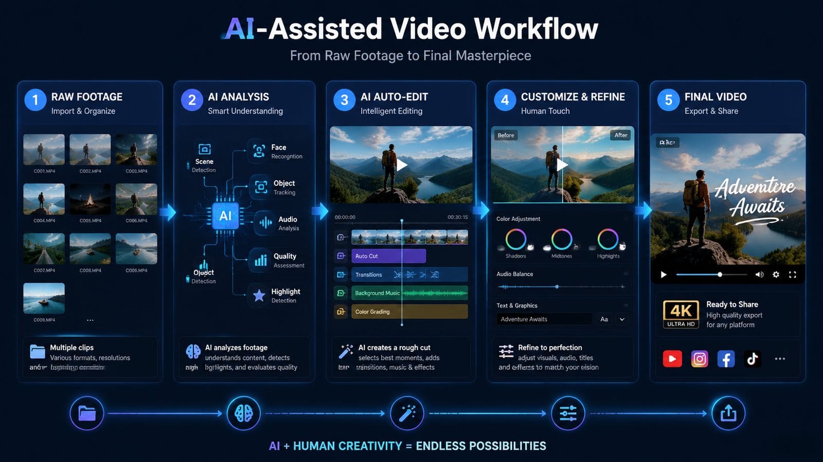 unified ai video workflow tools workflow