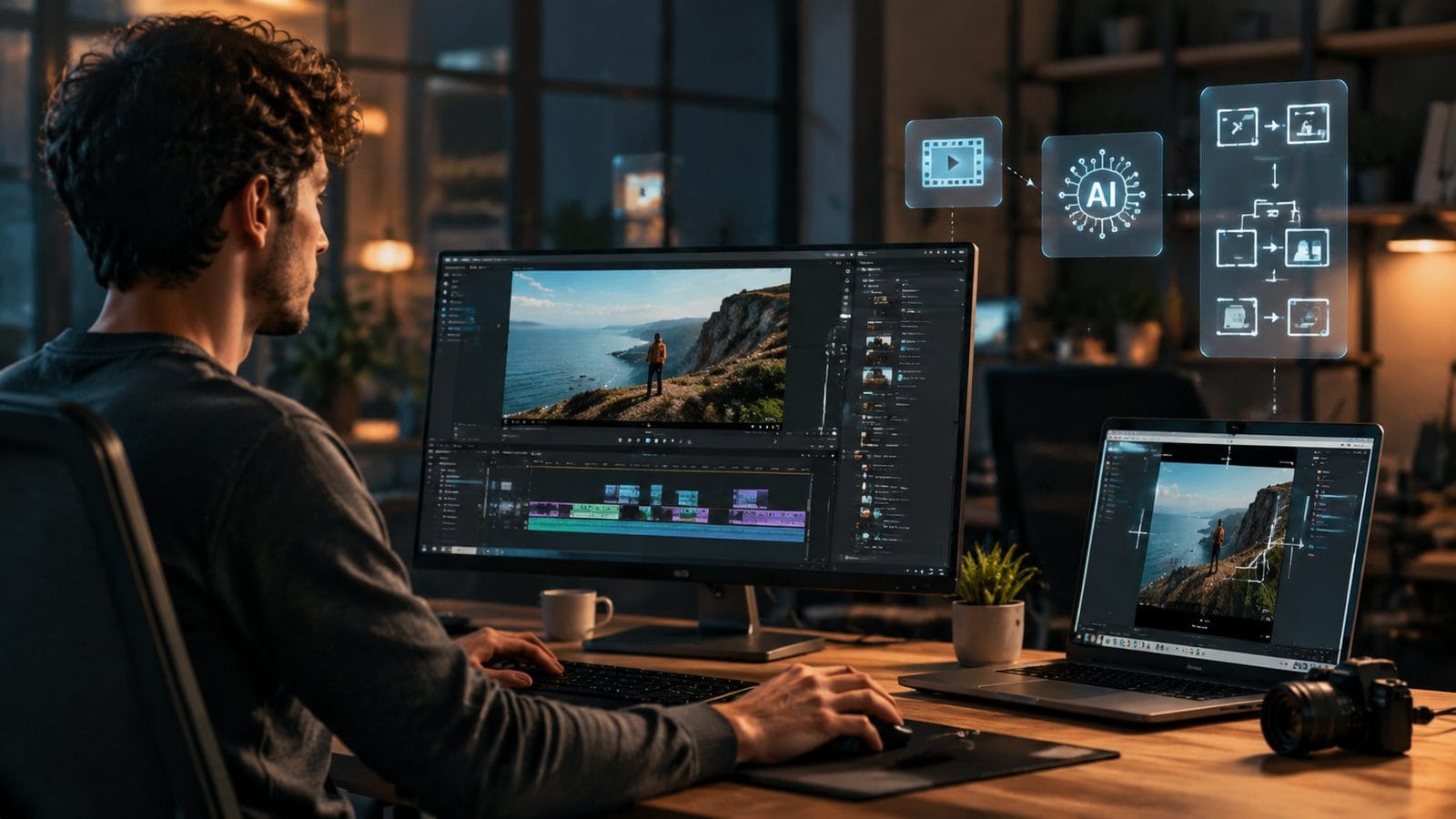 how to use ai for video resizing workflow