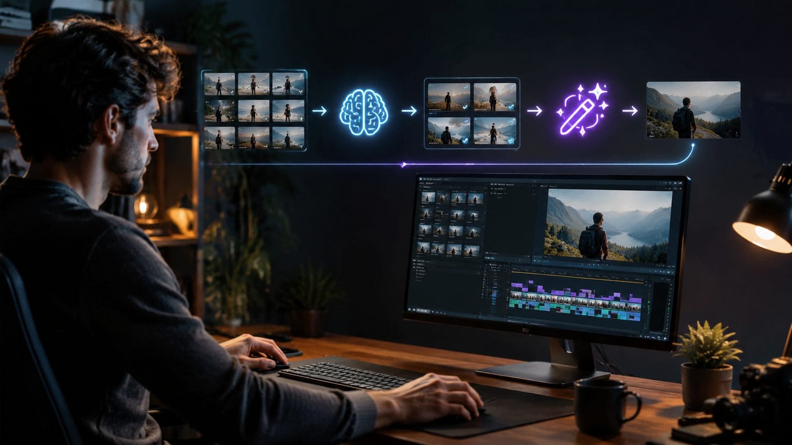how to edit videos faster using ai workflow