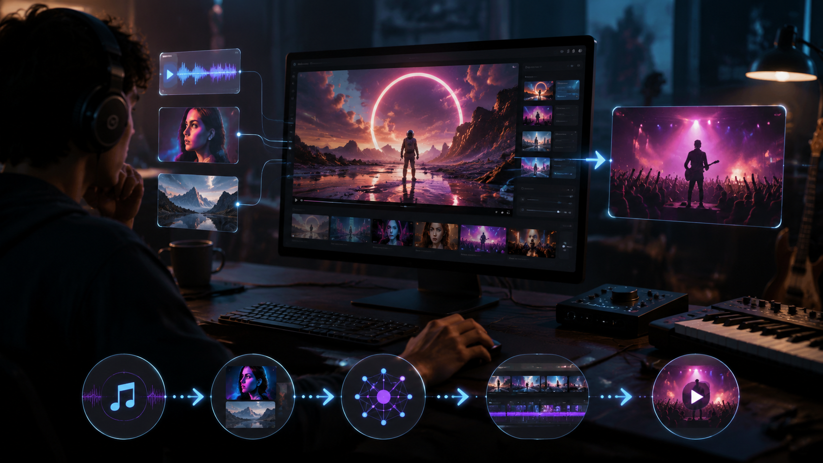 ai music video generation tools workflow