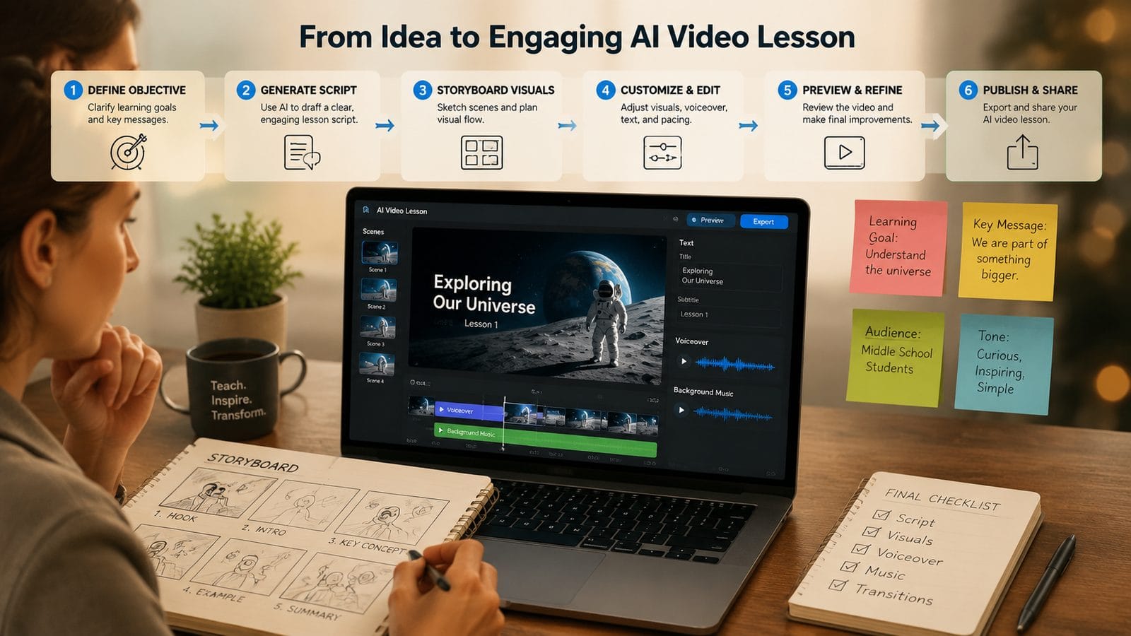 best ai video generators for educators workflow