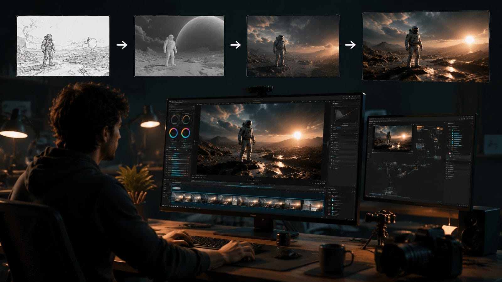 how to make ai-generated videos look professional workflow