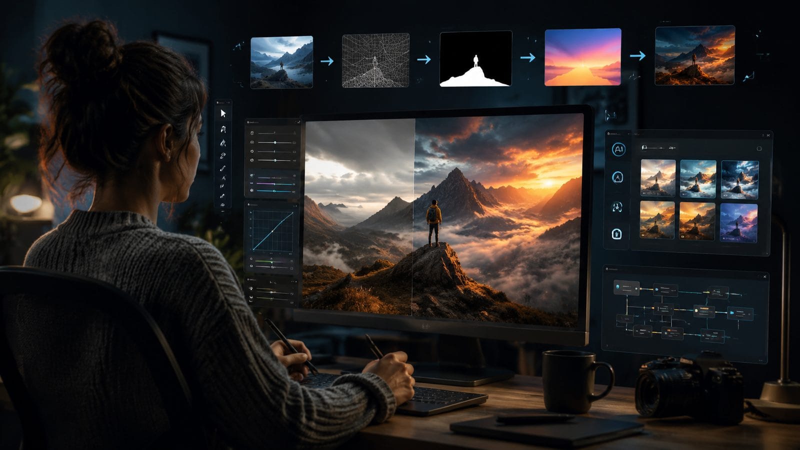 how to add effects with ai editing workflow