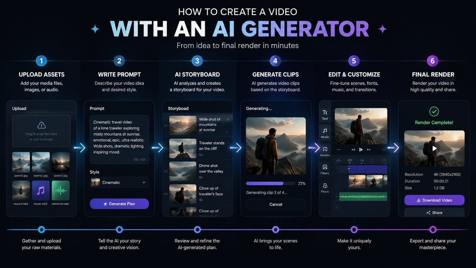 best free ai video generator for windows workflow