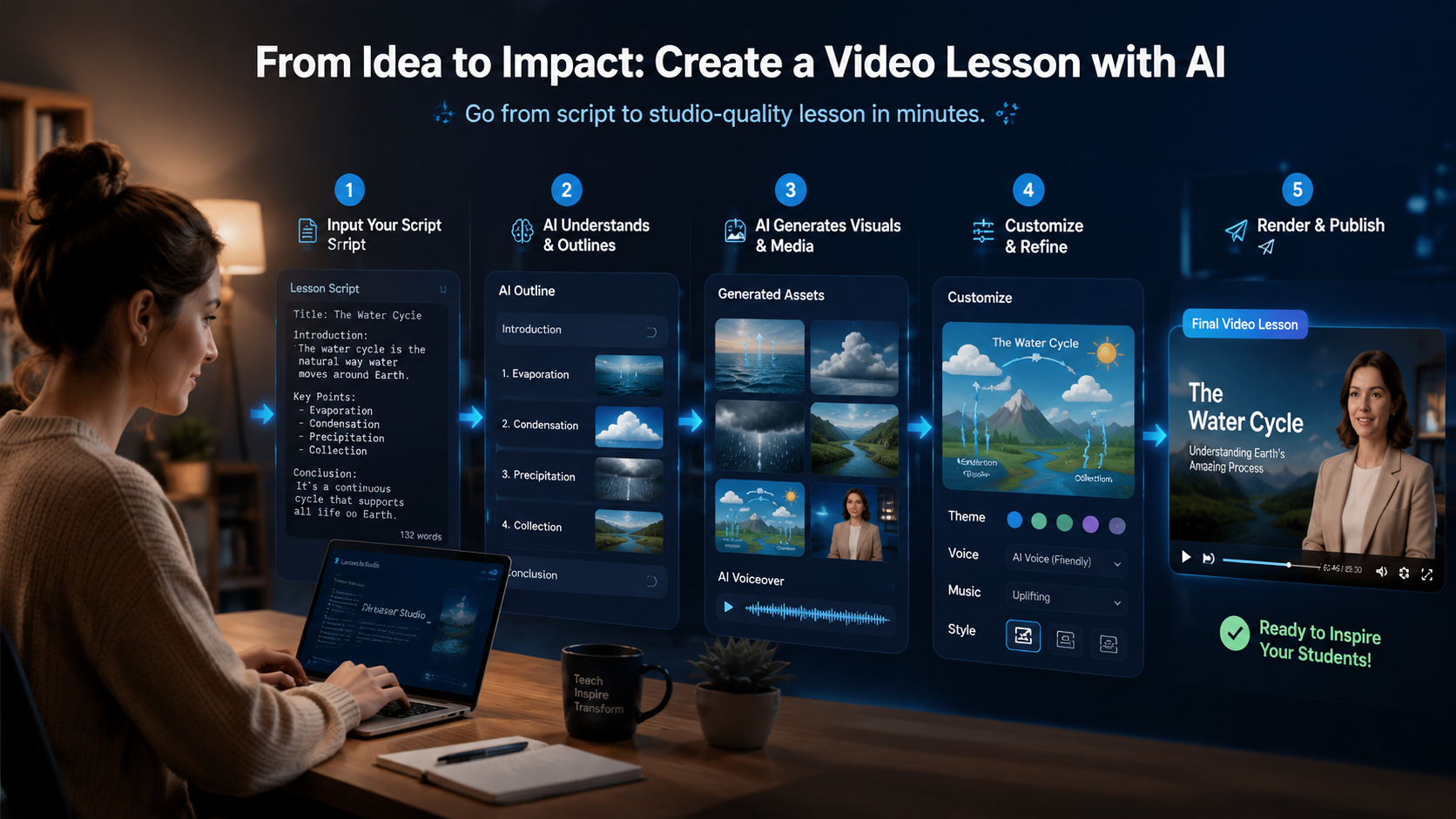 best ai video generator for educators 2026 workflow