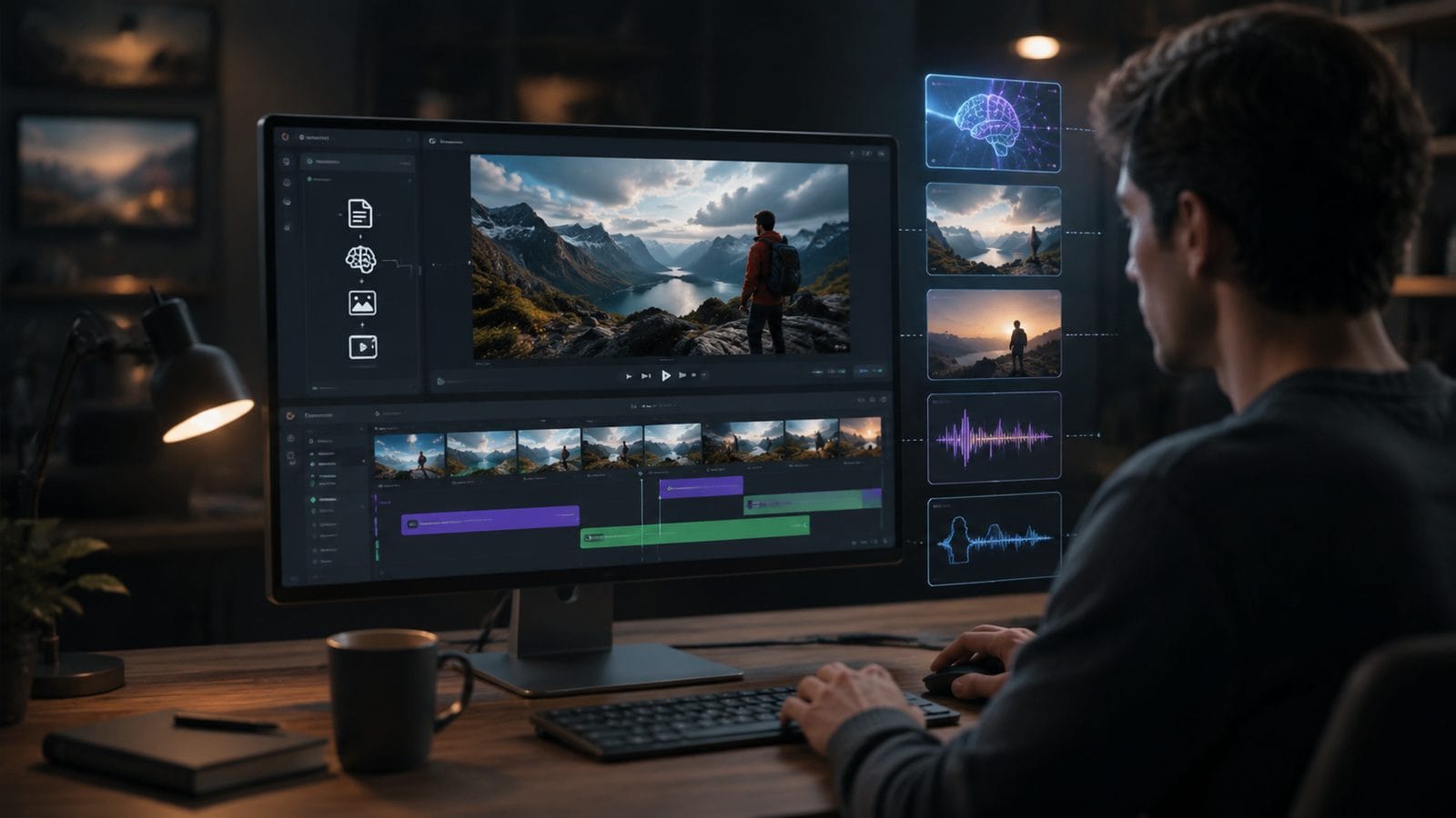 how to create videos from text automatically workflow