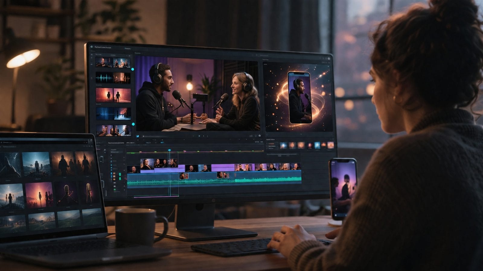 ai video editing for podcast promotion workflow