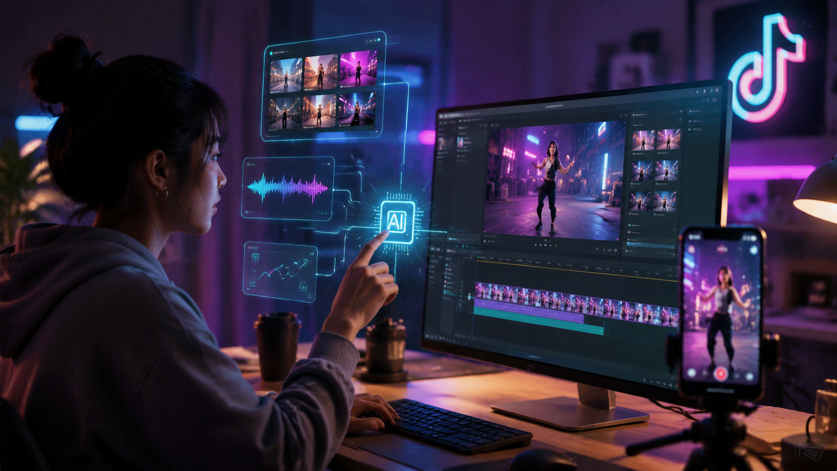 ai video editing for tiktok content workflow
