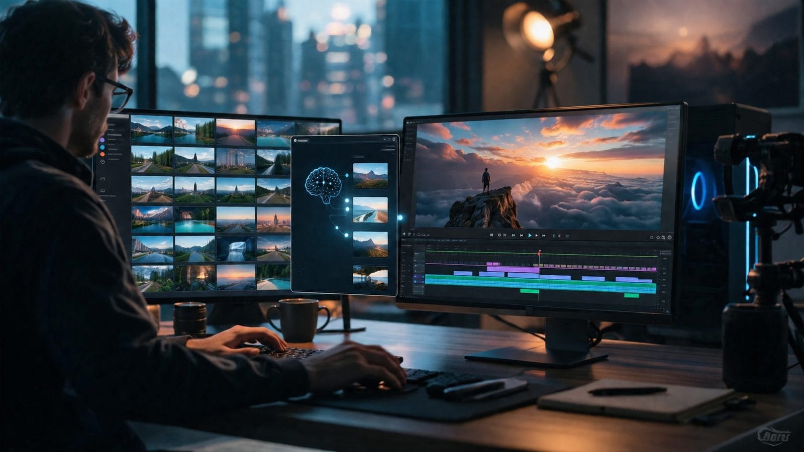 how to create ai videos with stock footage workflow