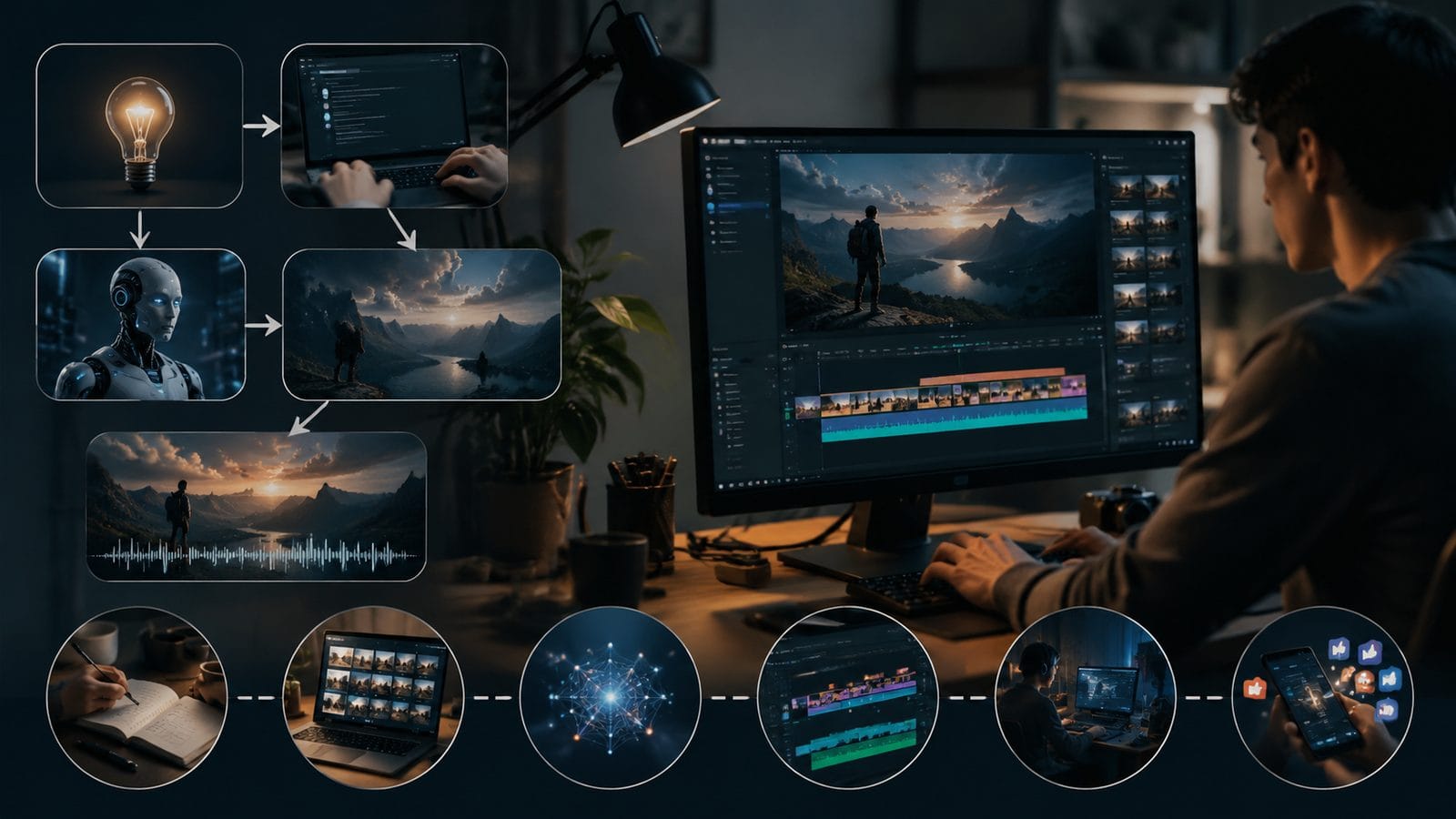 how to make ai videos with captions workflow