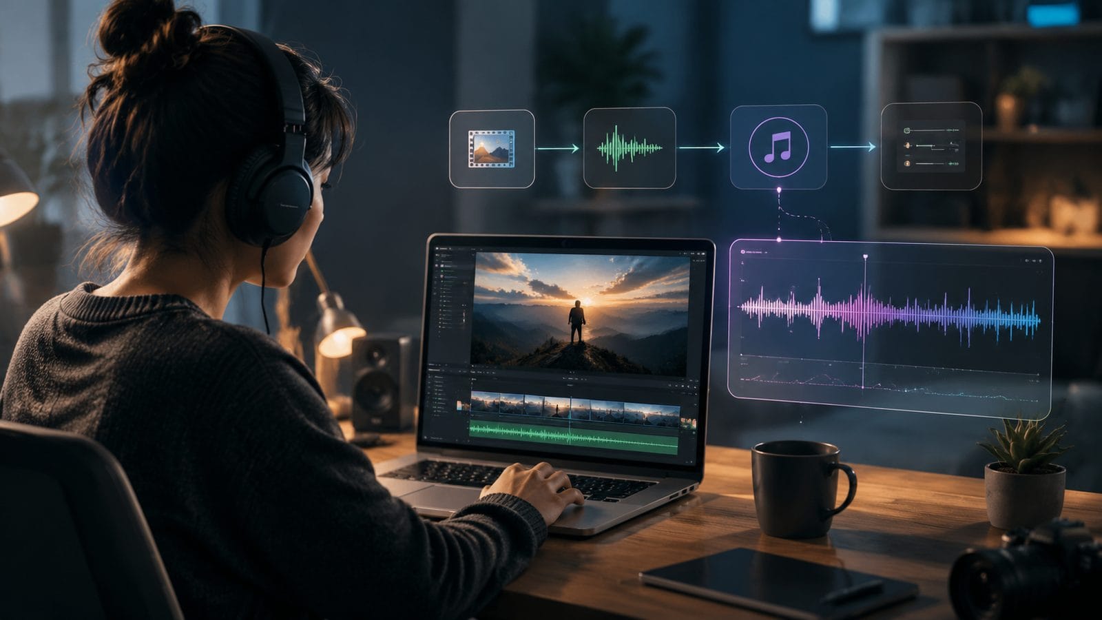 how to add background music with ai editor workflow