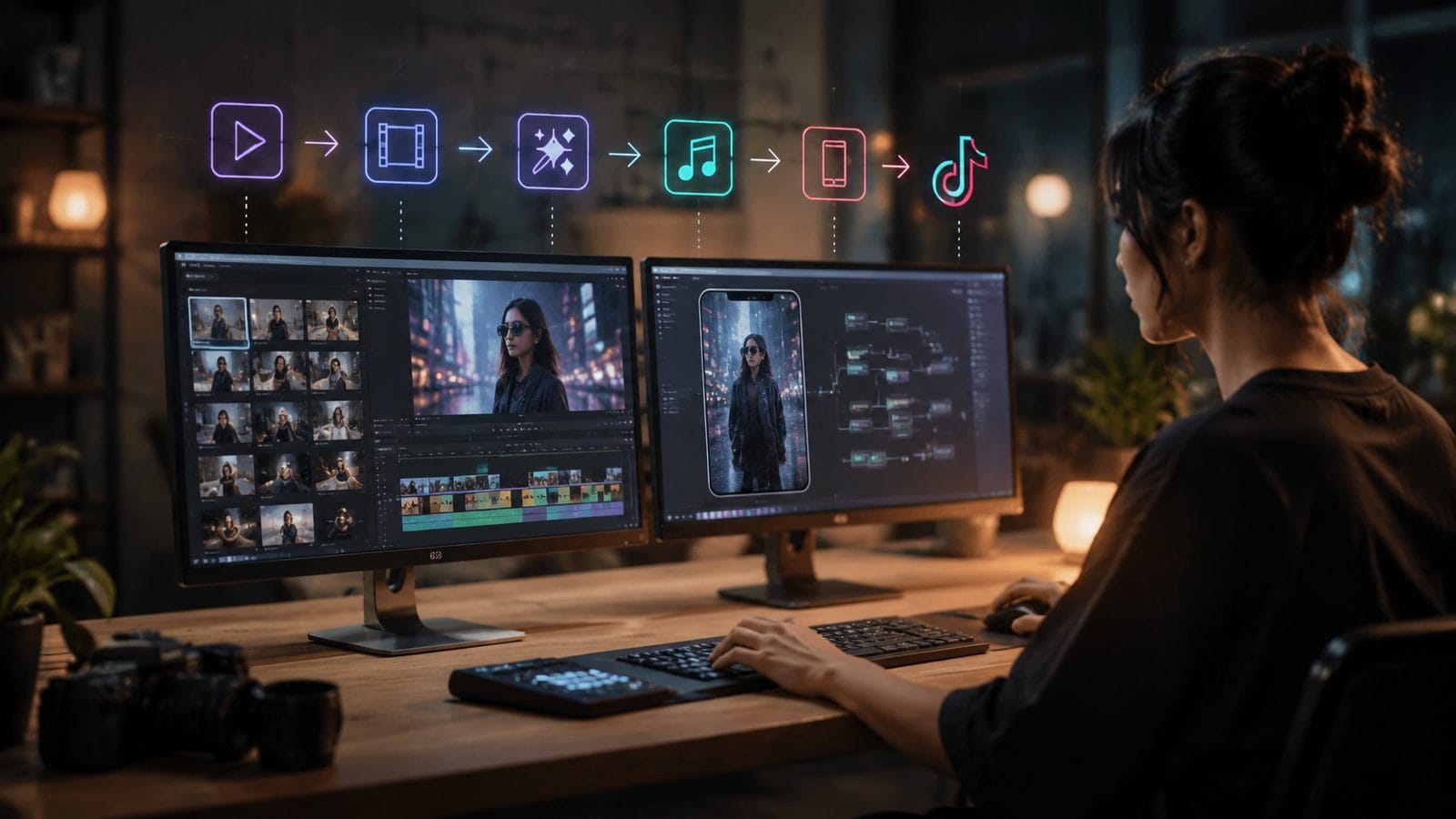 ai video editing for tiktok ads tutorial workflow