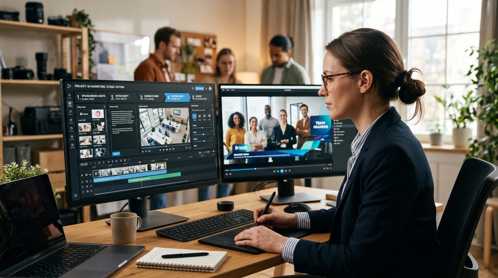best ai video maker for businesses workflow