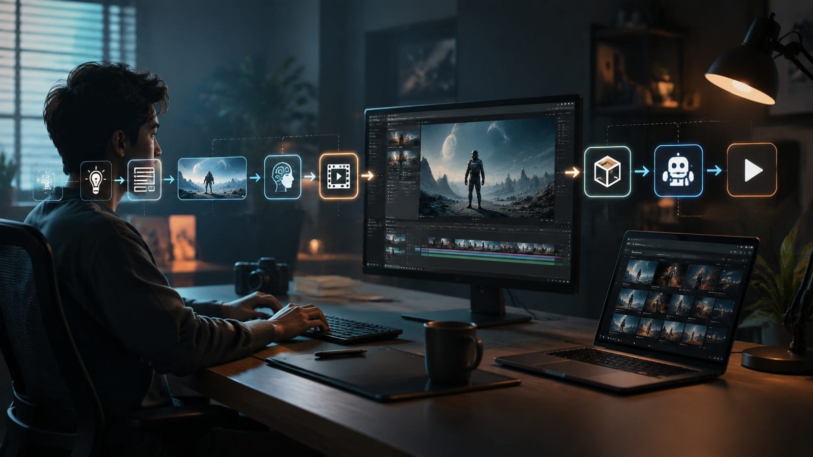 ai video generation workflow automation workflow