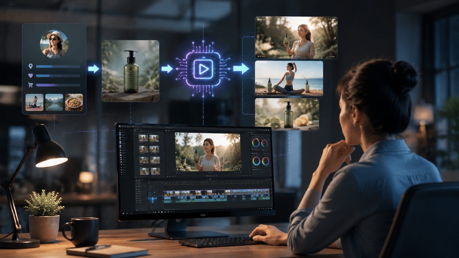 ai video generator for personalized ads workflow