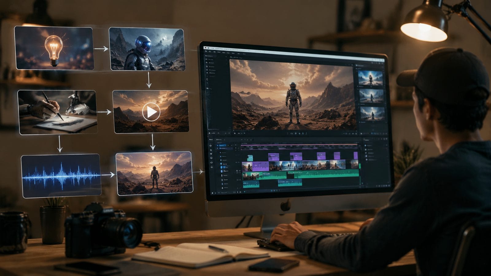 how to make professional ai videos for free workflow