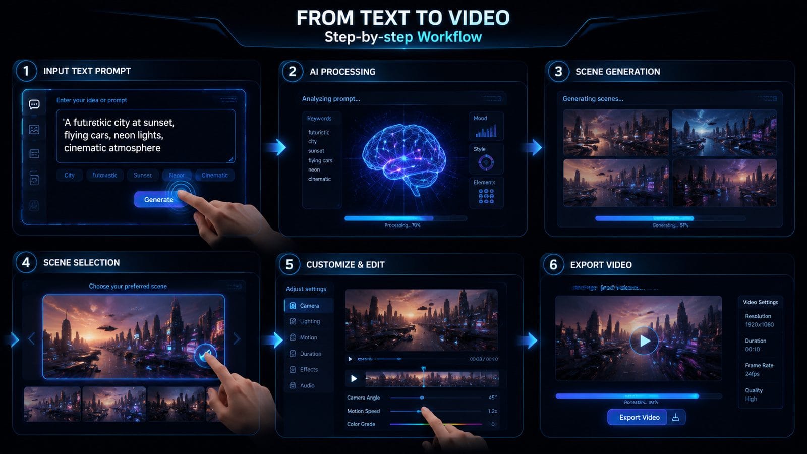 text to video ai for marketers workflow