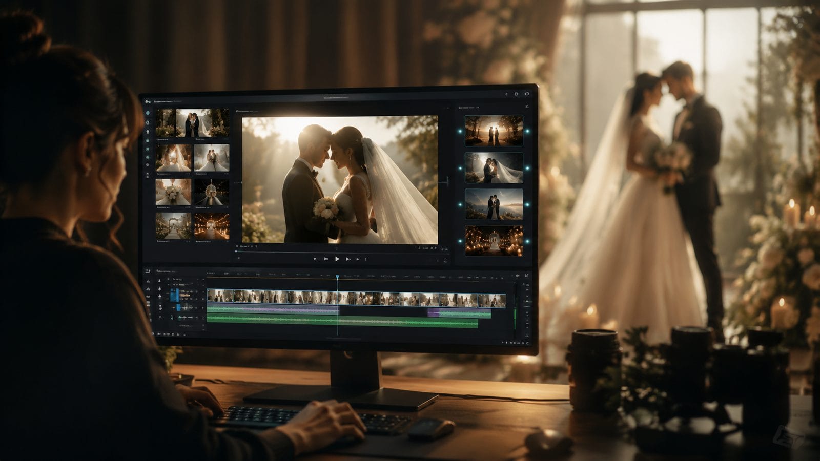 best ai video editing for wedding videos workflow