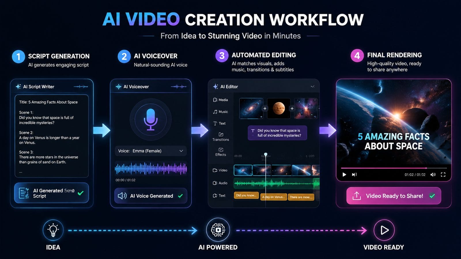 how to make viral videos with ai workflow
