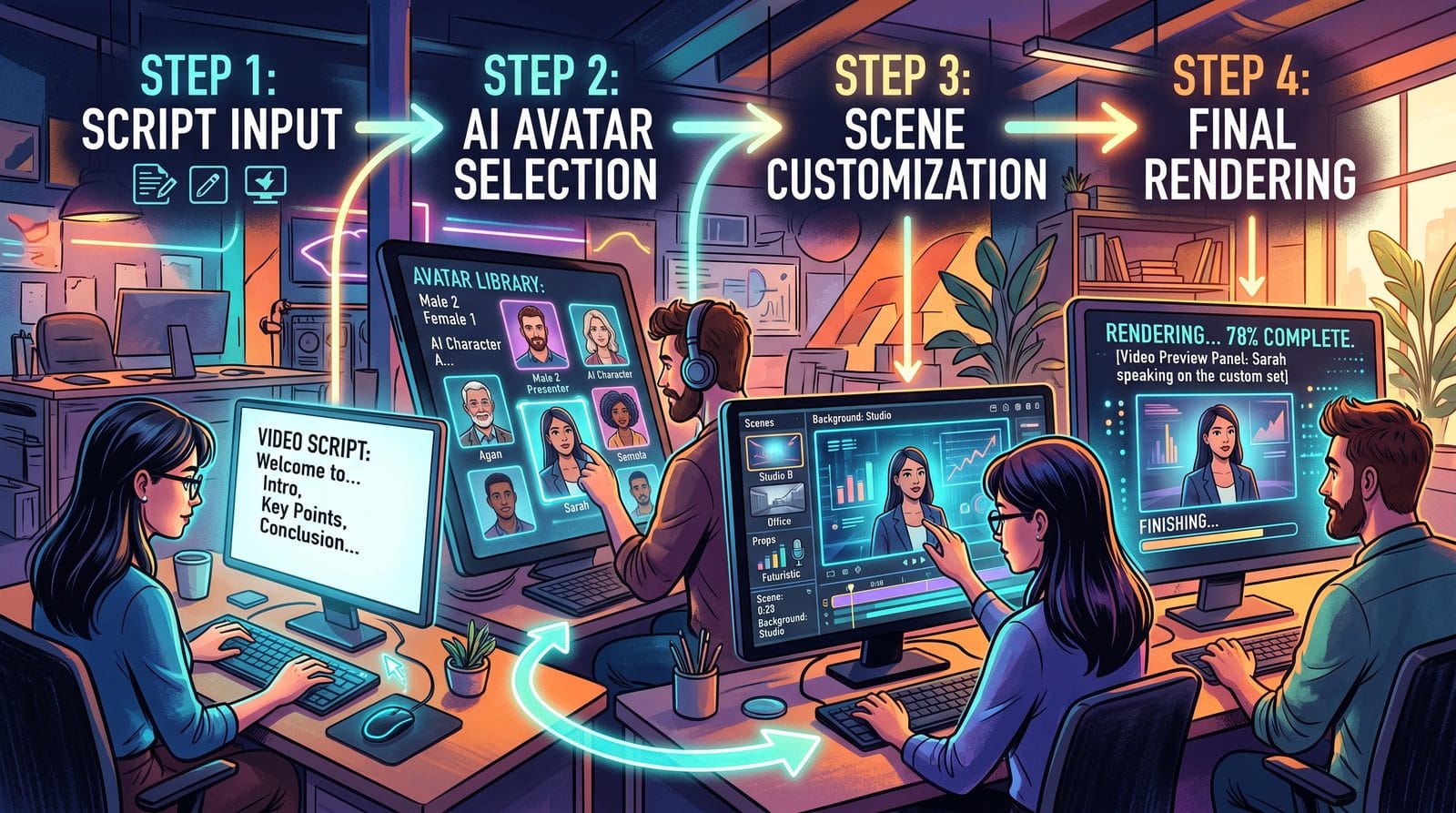 how to create marketing videos with ai workflow